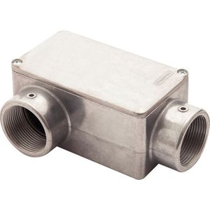 Condulete Fixo 1.1-4" Tipo "lr" - Com Tampa - Rosca Bsp - Sem Pintura