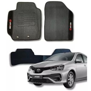Kit Tapete Emborrachado Toyota Etios 2010 Até 2025 3 Peças