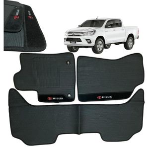 Kit Tapete Emborrachado Hilux 2005 Até 2015 3 Peças