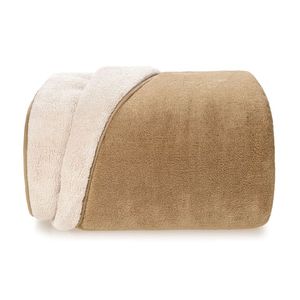 Cobertor De Microfibra Sherpa Dupla Face King Apolo Bege 290x250 Cm Karsten