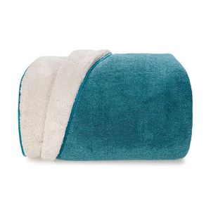 Cobertor De Microfibra Sherpa Dupla Face King Apolo Azul 290x250 Cm Karsten