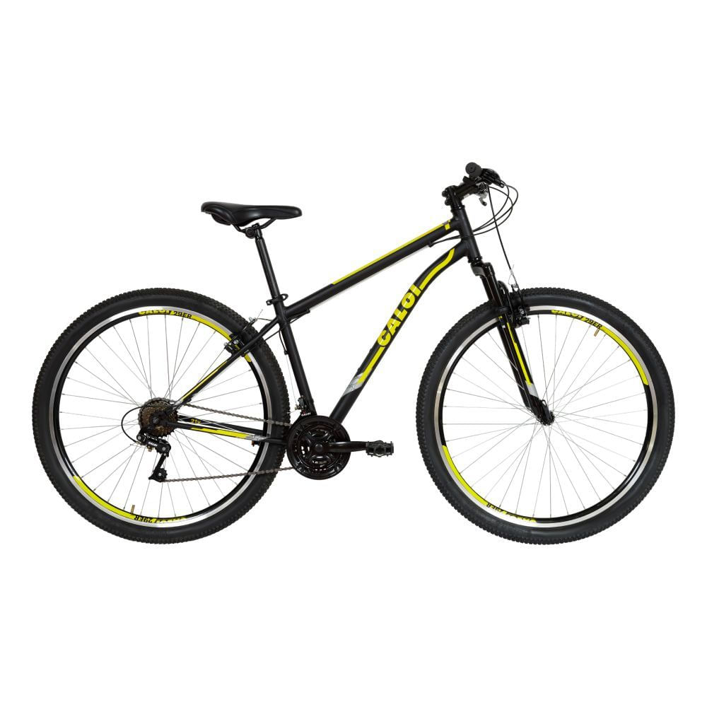 Bicicleta Caloi Velox Freios V-Brake Preta Aro 29 21V T17R29V21 Menor preço em Bicicleta Caloi Velox Freios V-Brake Preta Aro 29 21V T17R29V21
