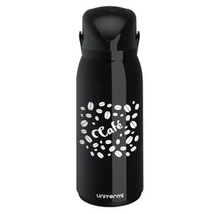Garrafa Térmica Verona Decorada 1,8 L Preto