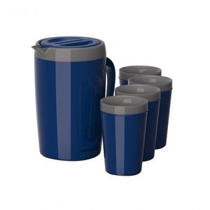 Kit Jarra Caribe 2,0 Litros Uniterm Azul
