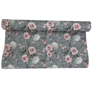 1 Rolo Com Adesivo Decorativo Floral De (45cm X 500cm)
