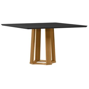 Mesa Treviso 135x135cm - Ypê-preto