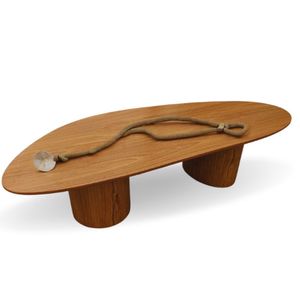 Mesa Bean De Centro Sala Organica Duo 150x80cm