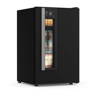 Cervejeira Beer Maxx One Inverter 98l Porta Preto Onix Digital +2 A -6ºc Vn12tpp 127v - Metalfrio 127v