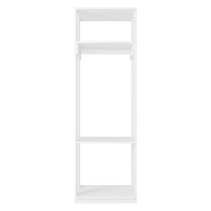 Guarda Roupa Modulado Closet Titan Branco Velluto - Pr Móveis Branco Velluto