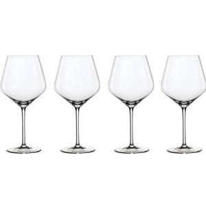 4 Taças De Vinho Burgundy Em Cristal 640ml Style Spiegelau