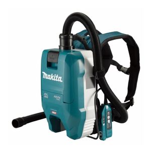 Aspirador De Pó Costal Sem Fio 40v Com Sistema Aws Mangueira 10 Sacos Descartáveis Vc009gz Makita