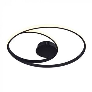 Plafon Led Roulette Preto 3000k 45w - Usina Imports