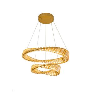 Pendente Led Mandala Duo Dourado E âmbar 3000k 100w - Usina Imports