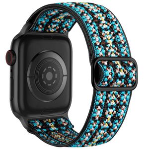Lerobo Pulseira Trançadas Para Apple Watch, Nylon, Loop Solo (boho Green)