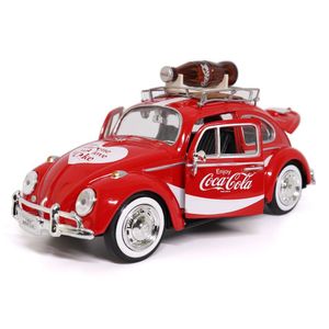 Motor City Classics Coca-cola 1966 Vw Beetle Diecast 1:24 Scale