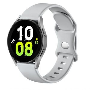Lerobo Pulseira Silicone Para Samsung Galaxy Watch 40-47mm (cinza Claro)