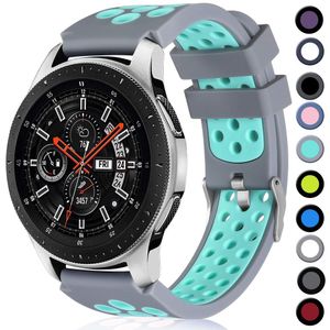 Lerobo Pulseira P- Samsung Galaxy Watch 3 45mm-gear S3 22mm (gray-teal)