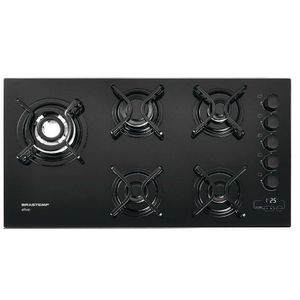 Cooktop Brastemp 5 Bocas Touch Timer BDT85AE Bivolt
