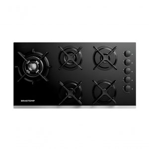Cooktop 5 Bocas Brastemp Eclipse Collection Com Quadrichama BDD86AP Bivolt