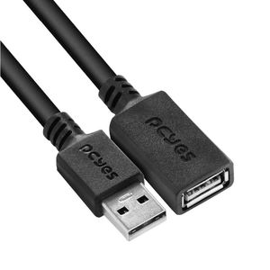Cabo Extensor Usb A 2.0 Macho Para Usb A 2.0 Femea 28awg Puro Cobre 1 Metro - Puamf2-1