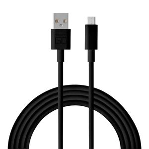 Cabo De Dados Preto Comprido (1.2m) Para Samsung S21