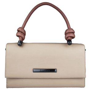 Bolsa Feminina Scamboo Em Couro 1834 Bege único