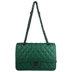 Bolsa Feminina Scamboo Em Couro 1456 Verde único