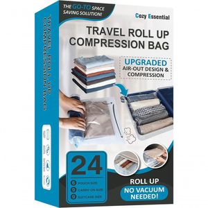 Cozy Essential 24 Sacos De Compressão Para Viagem