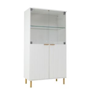 Cristaleira Ditália 4 Portas E-964 Branco