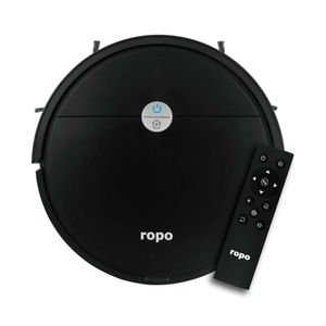 Aspirador De Pó Robô Way Ropo Preto Bivolt