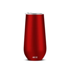 Copo Térmico Aduze Champagne Espumante Vermelho Metal 150ml Vermelho Metal