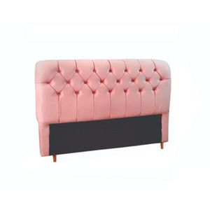 Cabeceira Roma Capitonê Casal 138 Cm Suede Meu Sofá Online Rosa