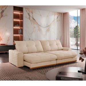 Sofá Argo Linho 02 Módulos 100 Cm B25cm Meu Sofá Online A294 Linho Creme