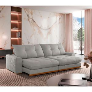 Sofá Argo Linho 02 Módulos 120 Cm B25cm Meu Sofá Online A230 Linho Cinza