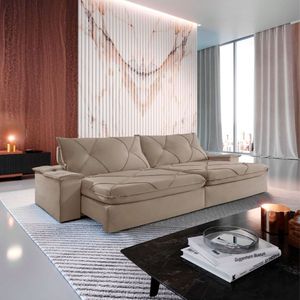 Sofá Apollo Veludo 02 Módulos 120 Cm B25cm Meu Sofá Online B002 Veludo Capuccino