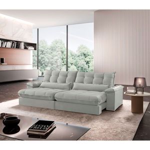 Sofá Classic Veludo 02 Módulos 90 Cm B25 Cm Meu Sofá Online B026 Veludo Prata