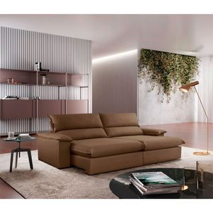 Sofá Filadélfia Veludo 02 Módulos 80cm B25cm Meu Sofá Online B016 Veludo Marrom