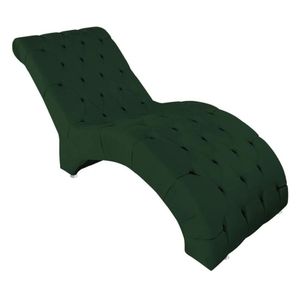 Recamier Divã Espreguiçadeira Para Sala Cliníca Estética Sandra Suede Cor:verde