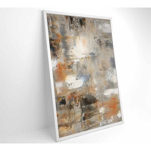 Quadro Arte Pintura Neutra Medidas 80x120 Cm Tipo De Impressão Adesivo Fotográfico