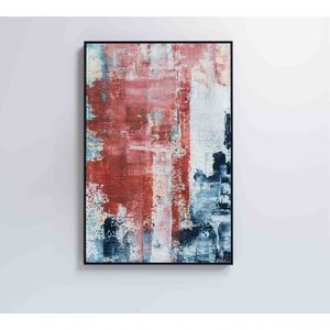 Quadro Pintura Abstrata Urban Medidas 60x90 Cm Impressão Tecido Canvas