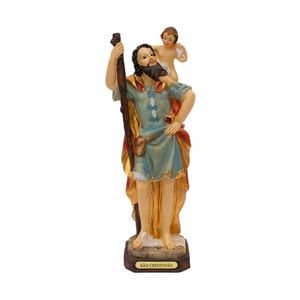 São Cristóvão 23cm - Enfeite Resina