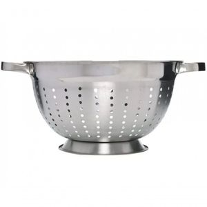 Escorredor De Macarrao Massas Inox 18 Cm Com Alça - Mimo