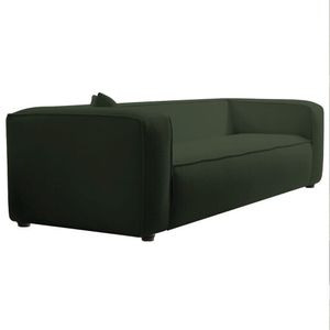 Sofá 3 Lugares 200cm Orgânico Luxo Recepção Cecília Linho Verde