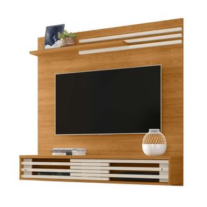 Painel Suspenso Para Tv Até 55 Polegadas Frizz Sublime Cinamomo E Off White Madetec
