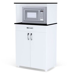 Balcão P/ Cozinha Multiuso 2 Portas Carina Branco - Ajl