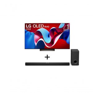 Combo Smart TV LG OLED evo AI C4 4K 55" 2024 + Soundbar LG S90TY