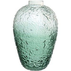Vaso Decorativo Enfeite Casa Garrafa Home&co Vidro 39x25x25cm Fume