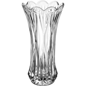 Vaso Decorativo Enfeite Casa Floreiro Home&co Vidro 29x14x14cm Transparente