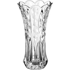 Vaso Decorativo Enfeite Casa Floreiro Home&co Vidro 25x13x13cm Transparente
