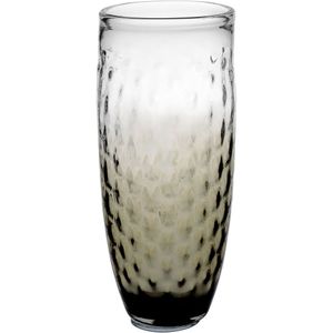Vaso Decorativo Enfeite Casa Vidro 64x26x26cm Marrom